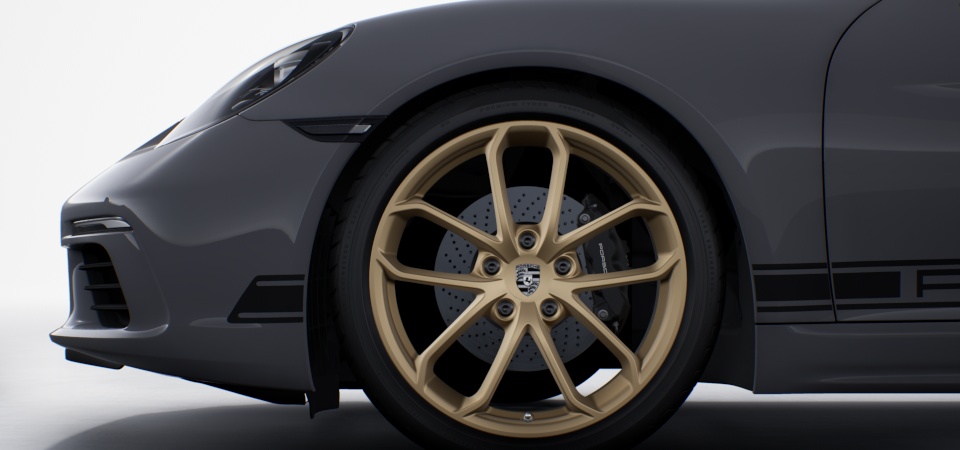 Wheels painted in Satin Aurum