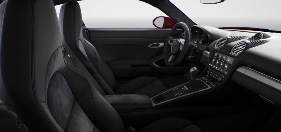 Standard interior in Black with Race-Tex
