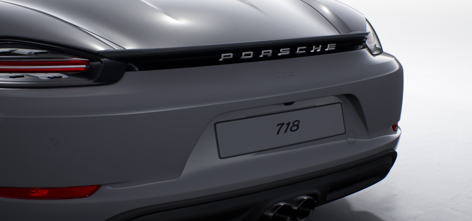 "718" Logo on Rear Painted