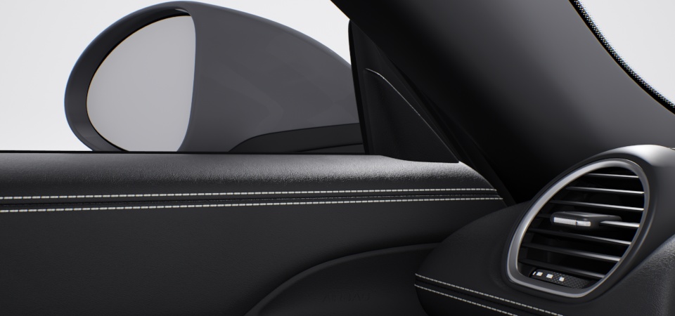 Door trim package leather