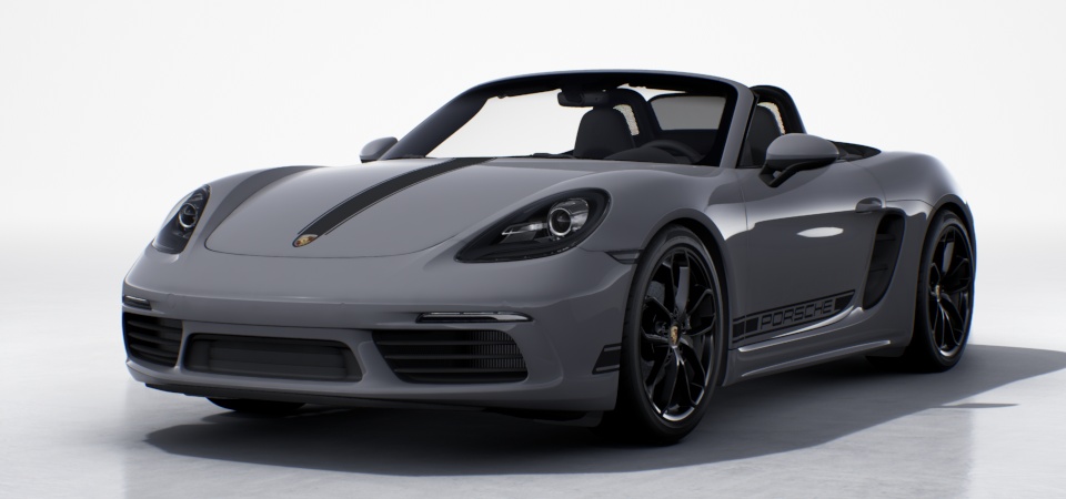 20-inch 718 Spyder wheels painted in Black (high-gloss)