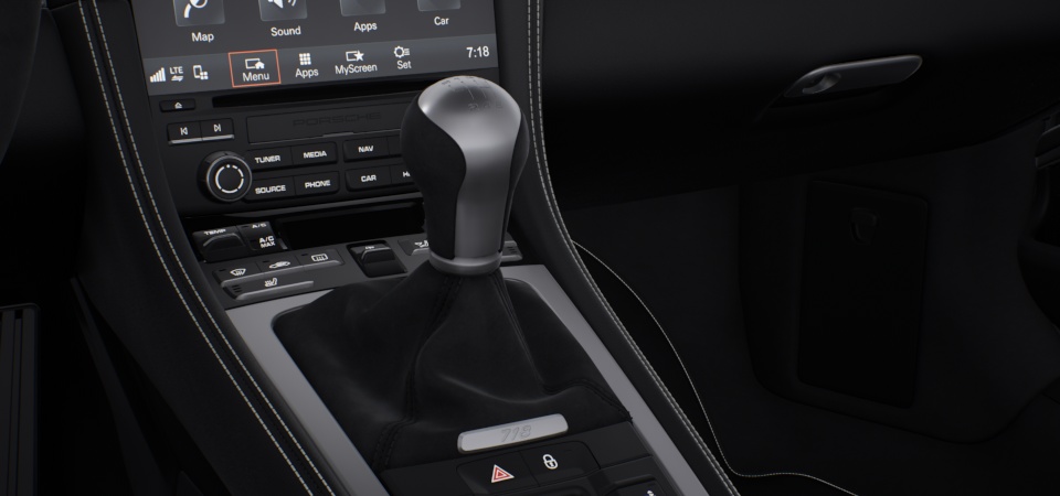 GT sports steering wheel and gear lever Race-Tex