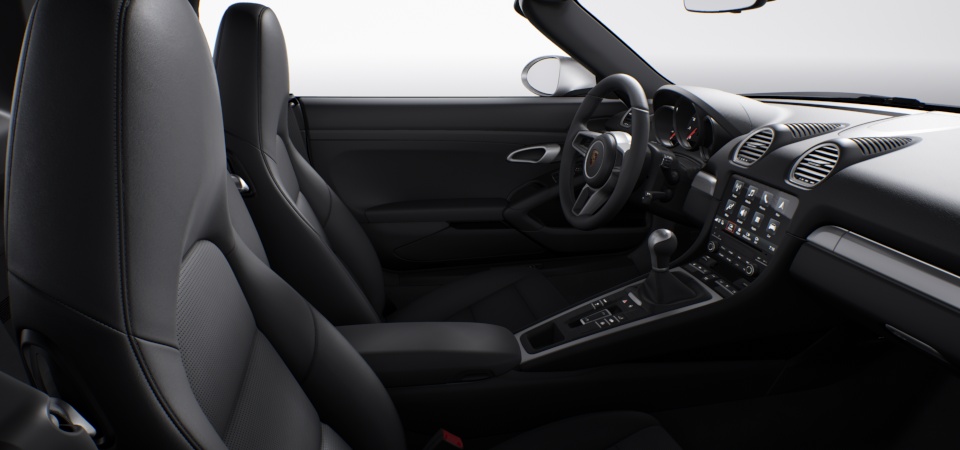 Standard Interior in Black i.c.w. Leather Sport Seats Plus