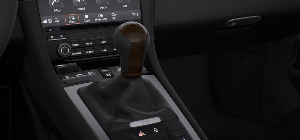 Gear lever mahogany