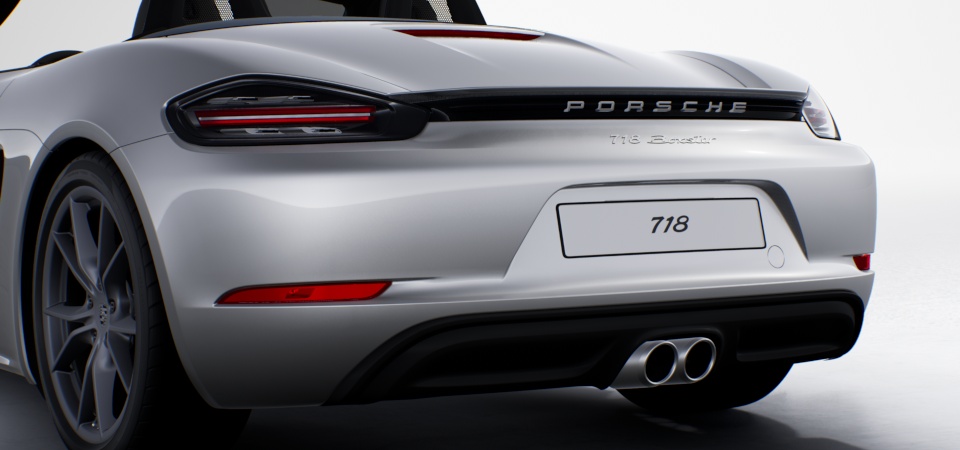 Sports Tailpipes in Silver