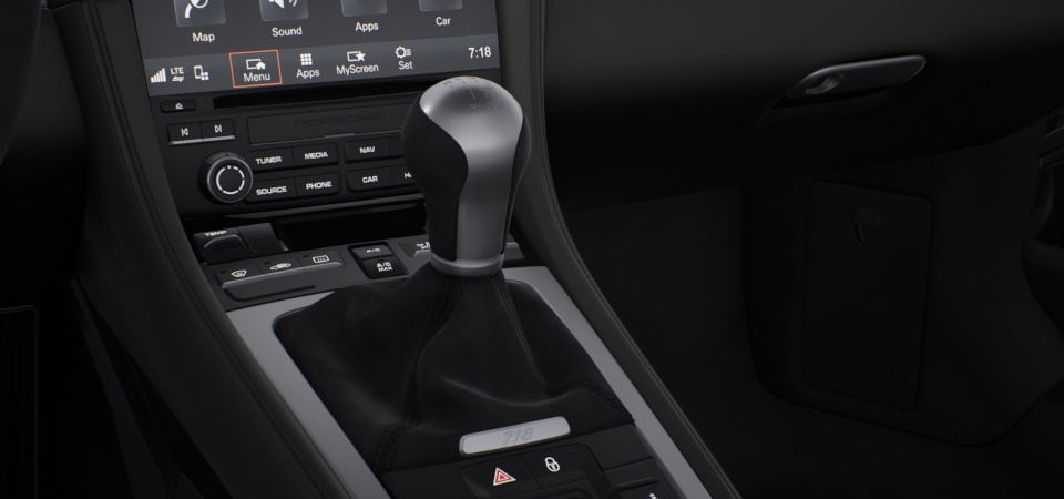 GT sports steering wheel and gear lever Race-Tex