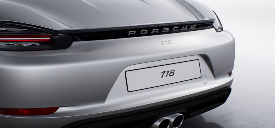 "718" Logo on Rear Painted