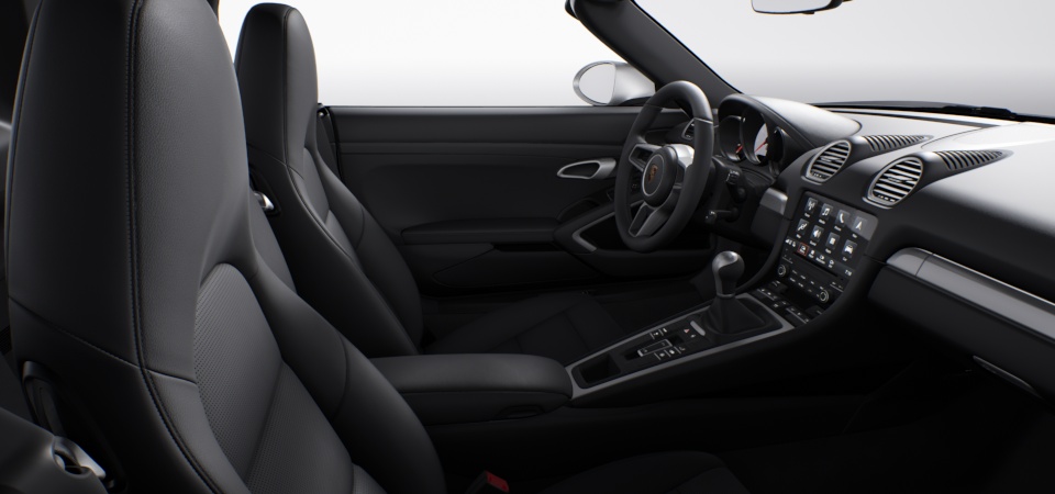 Standard Interior in Black with Leather Package i.c.w. Sport Seats