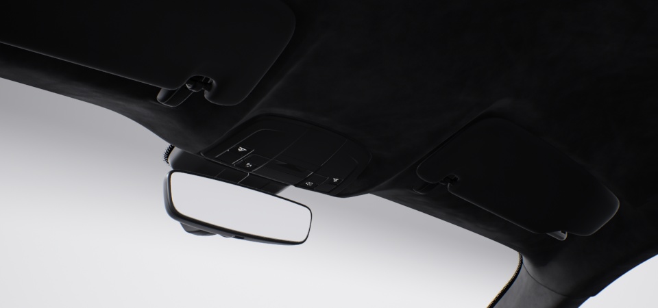 Automatically dimming interior and exterior mirrors with integrated rain sensor