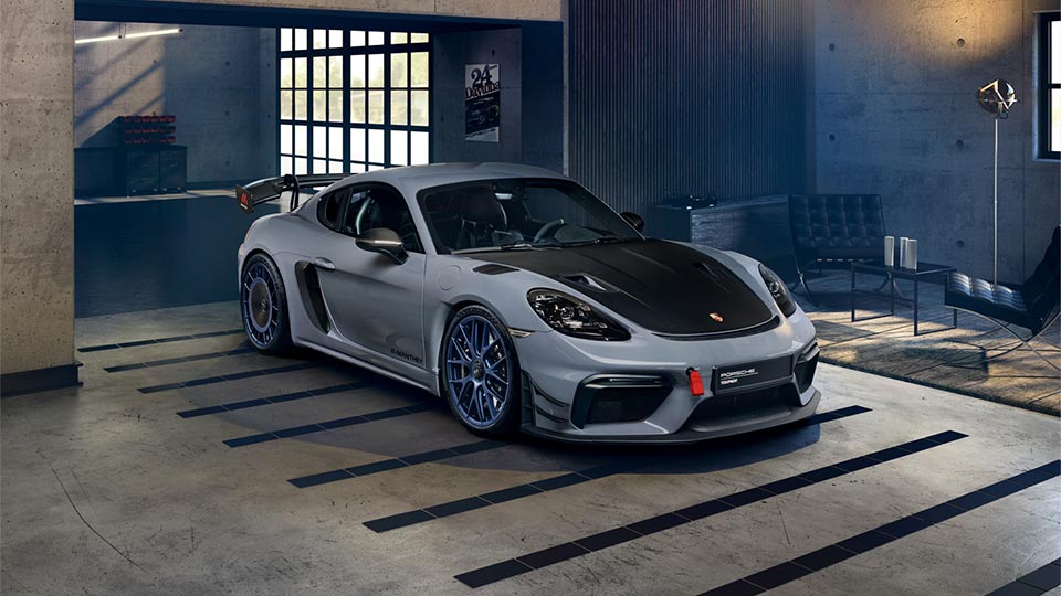 718 Cayman GT4 RS Manthey Kit (Für Fahrzeuge ohne Liftsystem Vorderachse und mit 20-Zoll 718 Cayman GT4 RS Magnesium Schmiederadsatz.)