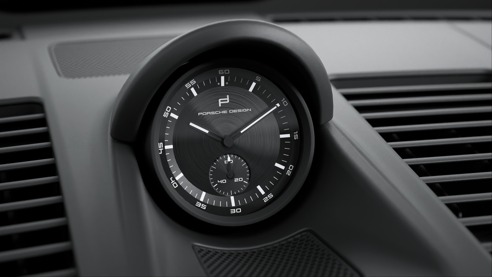 Pacote Sport Chrono com Relógio Porsche Design Subsecond.