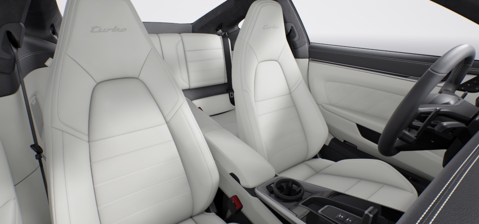 Leather Interior in Slate Gray/Chalk