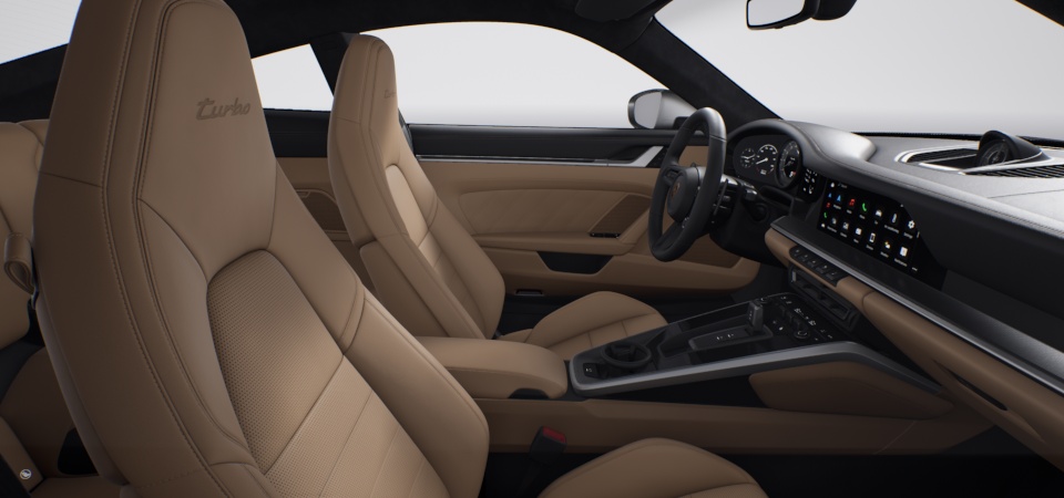 Leather Interior in Black/Mojave Beige