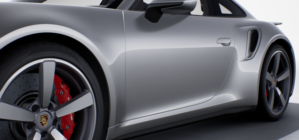Rear Side Air Intakes painted in Exterior Colour