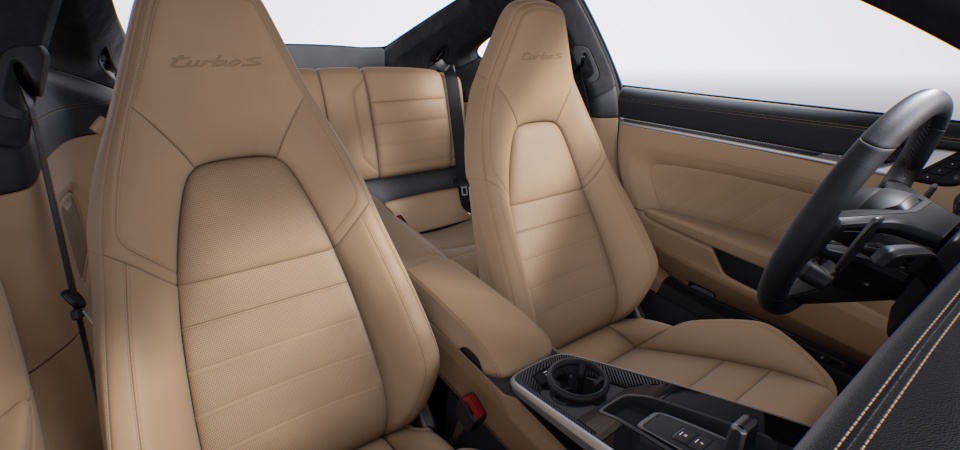 Leather Interior in Black/Mojave Beige