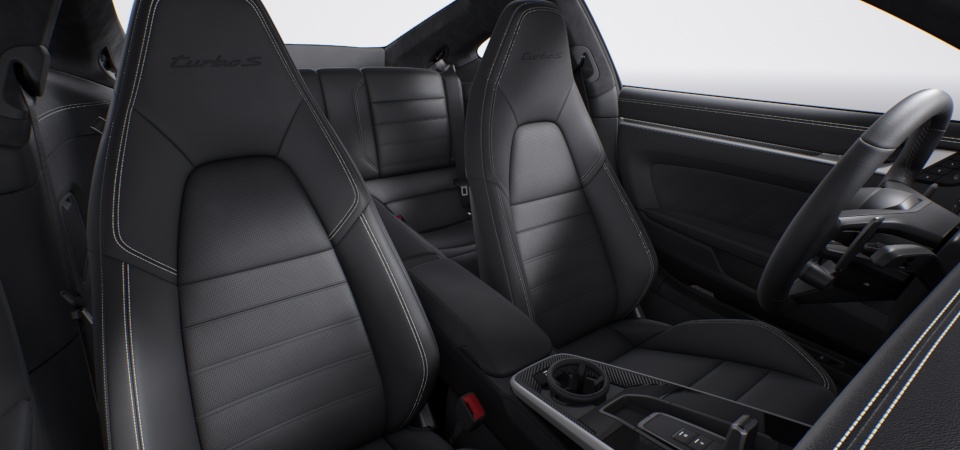 Leather interior, Black (stitching Crayon)