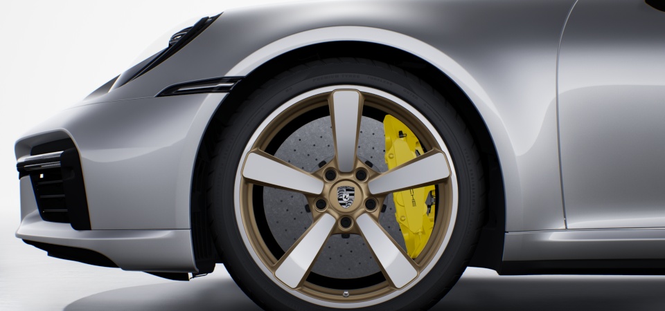 Wheels painted in Satin Aurum