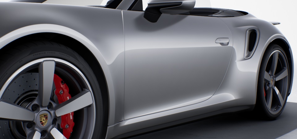Rear Side Air Intakes painted in Exterior Colour