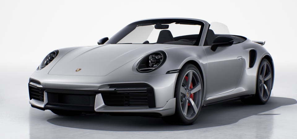 SportDesign Package 911 Turbo painted in Black (high-gloss)