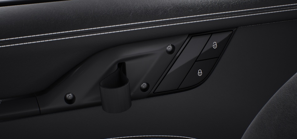 Door Pull Loops in Black