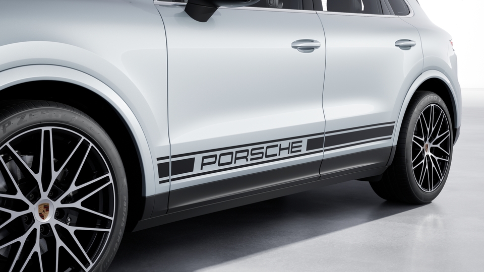 "PORSCHE" Logo on Side in Black