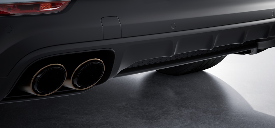 Sports tailpipes in Dark Bronze