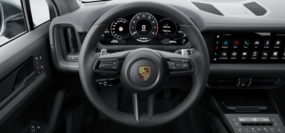 Heated Multifunctional Steering Wheel with Shift Paddles