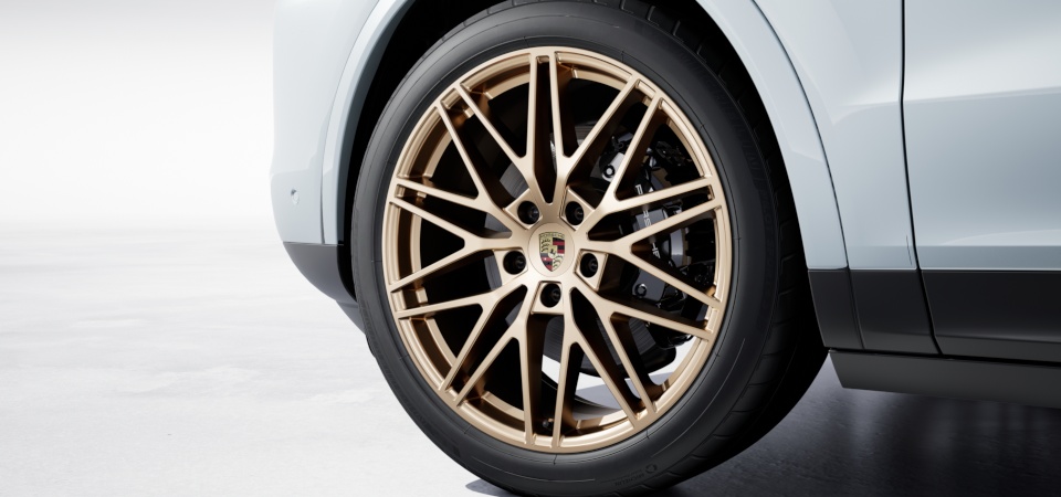 21-дюймовые диски RS Spyder Design окрашены в неодимовый цвет - Neodyme, c окрашенными расширителями колёсных арок