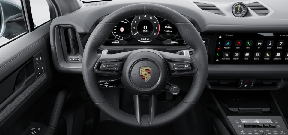 GT Sports steering wheel including steering wheel heating