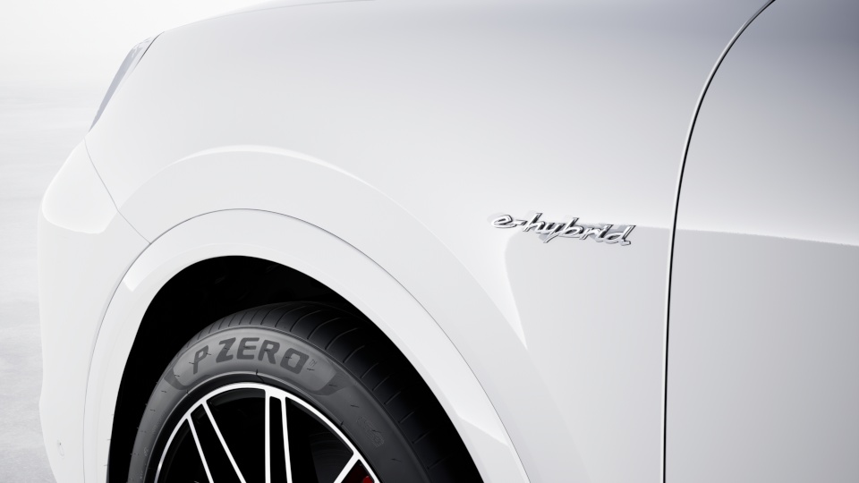 Porsche logotips melnā spīdīgā krāsā, bez modeļa nosaukuma