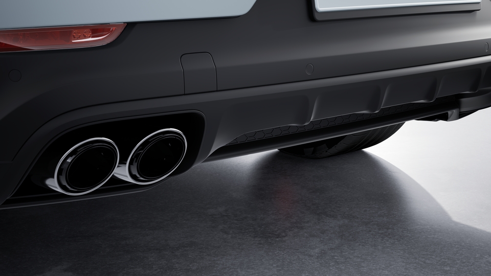 Sports tailpipes silver