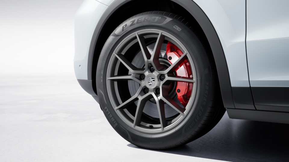 20-inch Cayenne S wheels in Vesuvius Grey