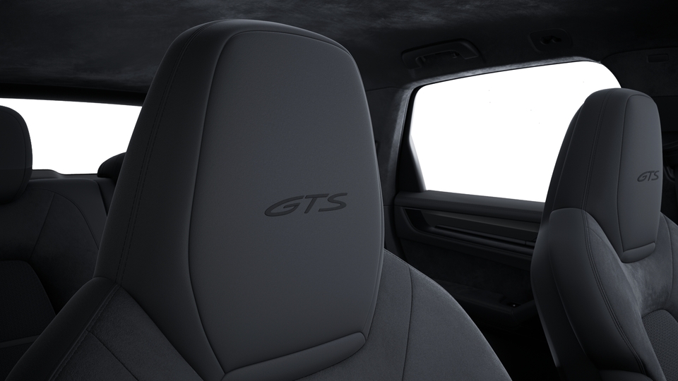 Race-Tex interior with extensive leather items in Black, smooth-finish leather