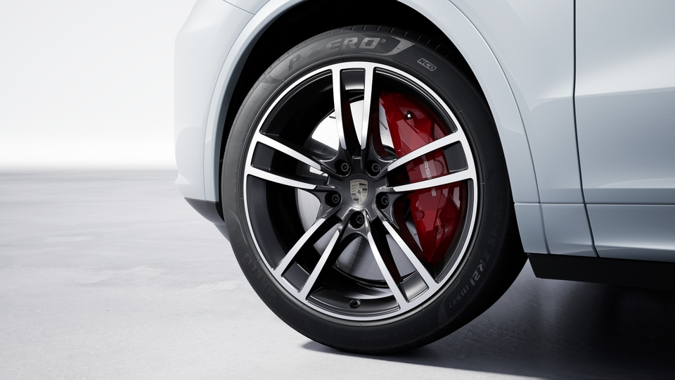 21-Zoll Cayenne Turbo Räder inkl. Radhausverbreiterung in Exterieurfarbe