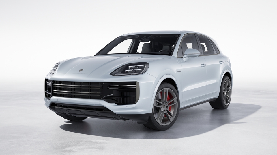 21 英寸维苏威灰色 Cayenne Turbo Design 车轮，轮眉涂漆与车身同色