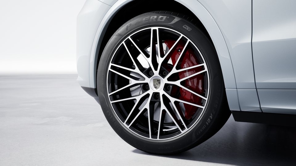21-დუიმიანი RS Spyder Design დისკები ექსტერიერის ფერის თვლის თაღის საფართოებელი პანელით