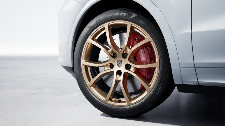 21-дюймовые колесные диски Cayenne Exclusive Design цвета Neodyme