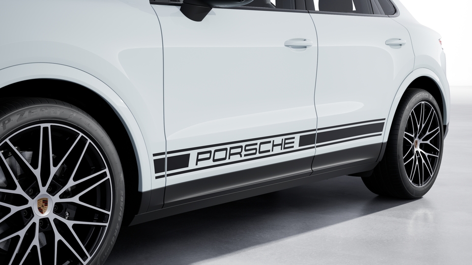 "PORSCHE" Logo on Side in Black