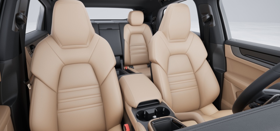 Leather Interior in Black/Mojave Beige