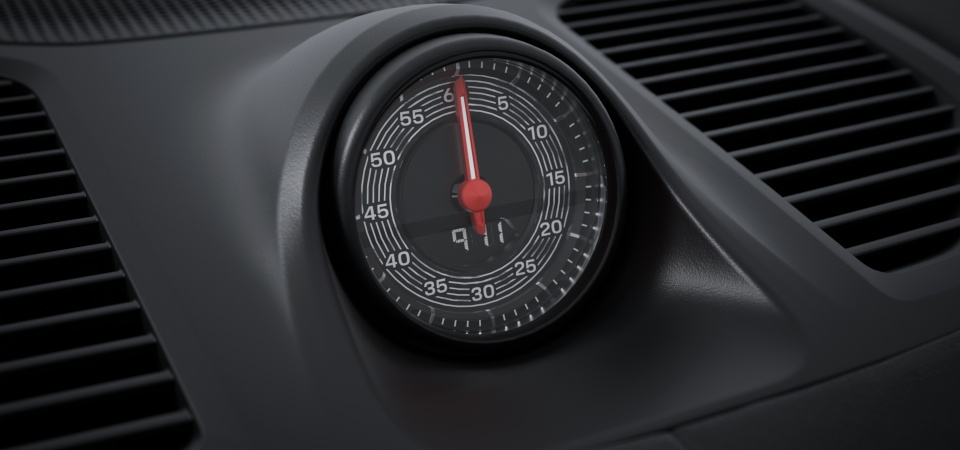 Sport Chrono Package and compass display on the dashboard