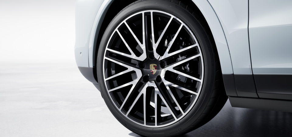 Cerchi 911 Turbo Design da 22 pollici con passaruota allargati nel colore dell'esterno