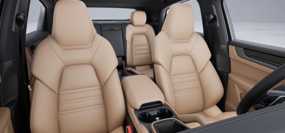 Leather Interior in Black/Mojave Beige