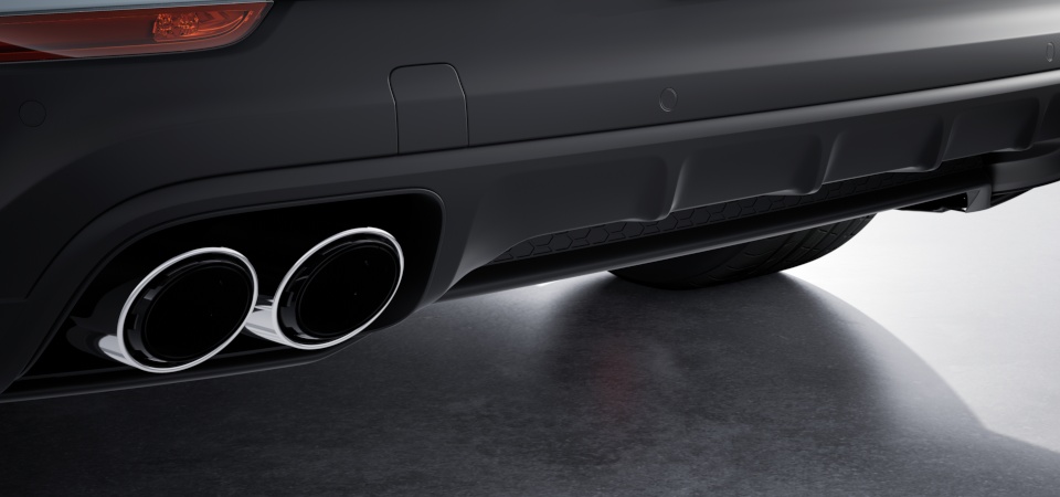 Sport Exhaust System incl. Tailpipes in Silver