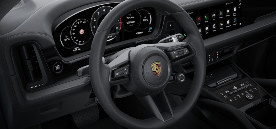 Heated Multifunctional Steering Wheel with Shift Paddles