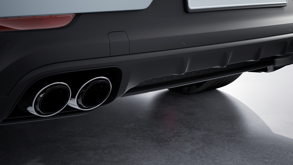 Sports tailpipes silver