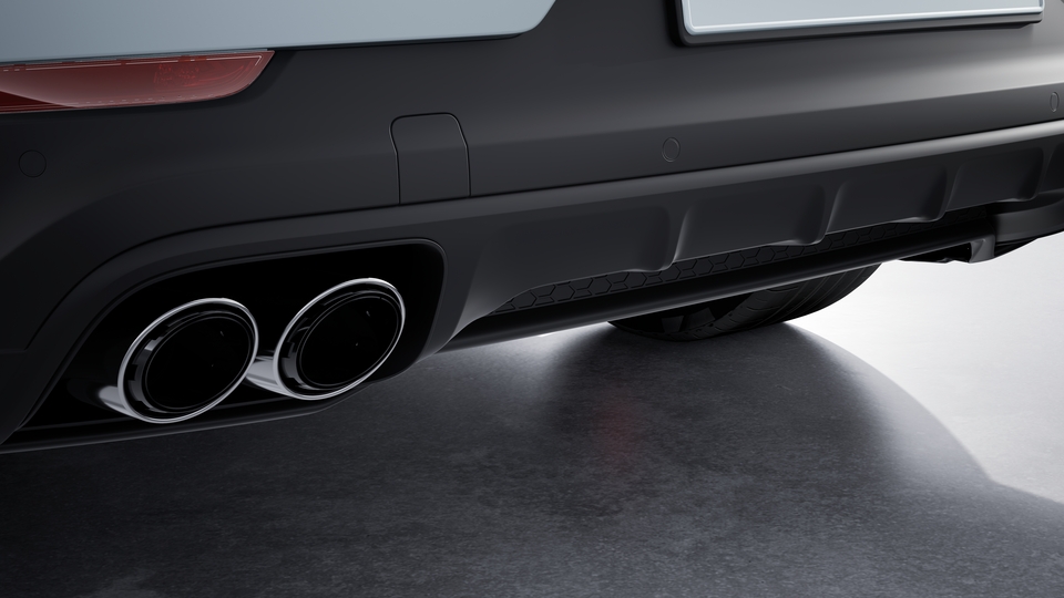 Sport Exhaust System incl. Tailpipes in Silver