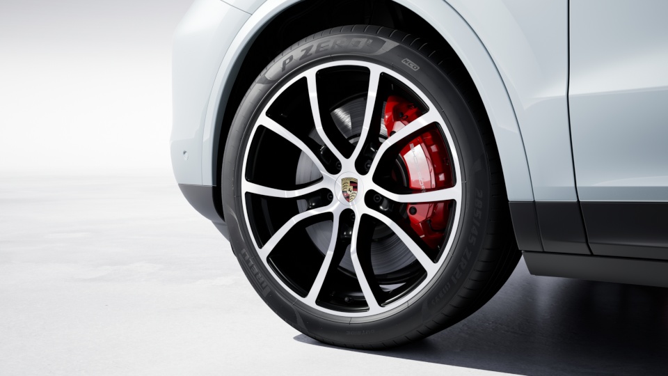 21-дюймовые колесные диски Cayenne Exclusive Design черного цвета (глянцевые)