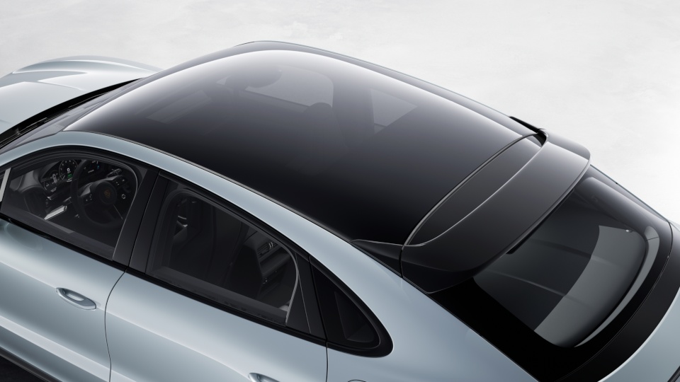 Roof spoiler painted in Black (high-gloss)