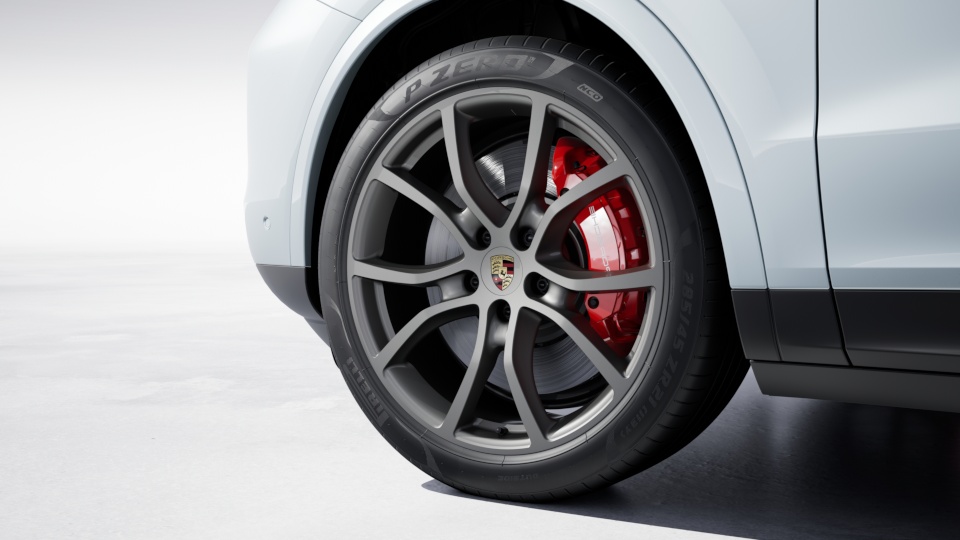 21" Cayenne Exclusive Design Wheels in Vesuvius Grey
