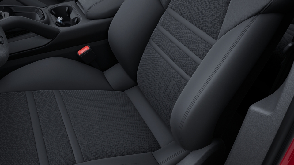 Race-tex/leather interior in Black